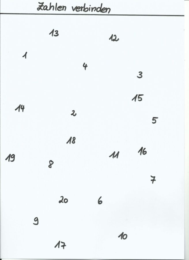 Zahlen verbinden4 von tinasblumenwiese